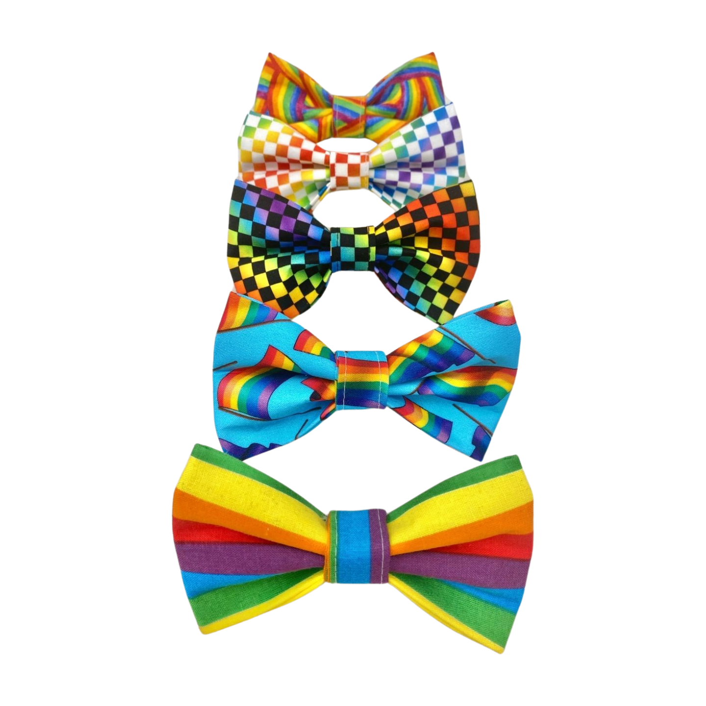 Checkered Pride Bow Tie