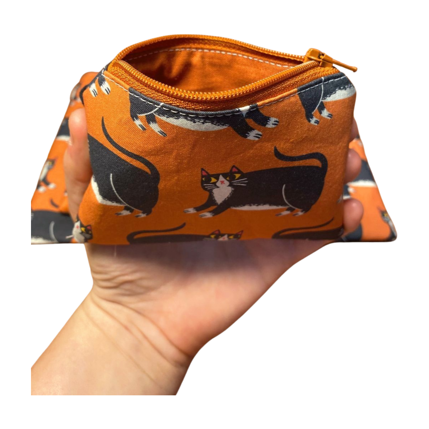 Fat Cat Zipper Pouches