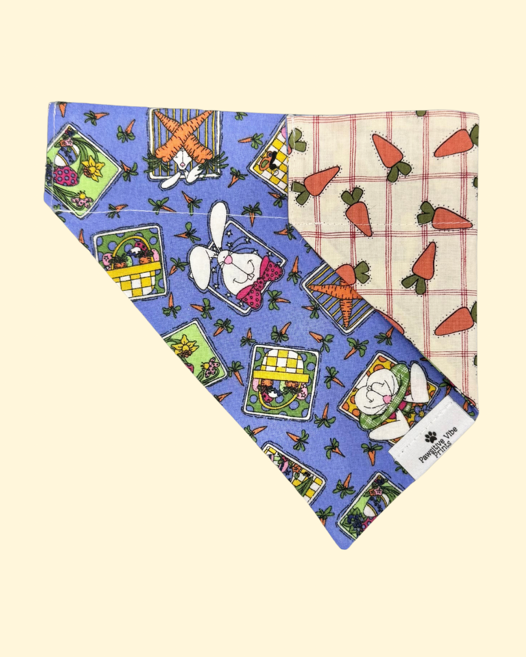 Vintage Bunny Carrot Dog Bandana