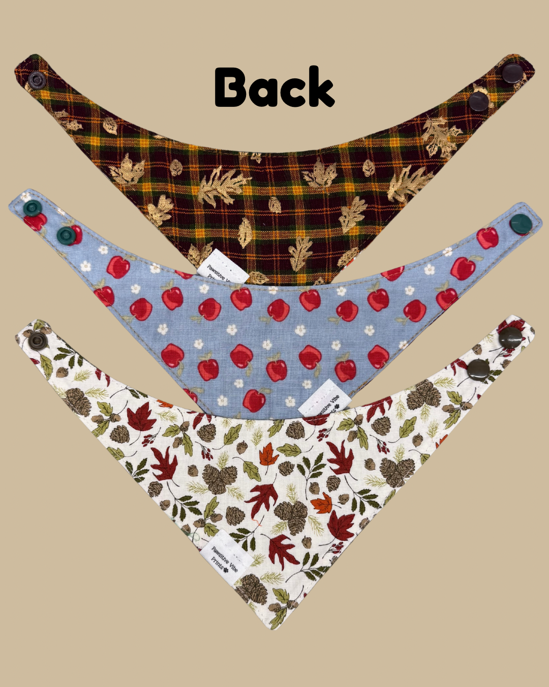 Fall Cat Snap Bandana