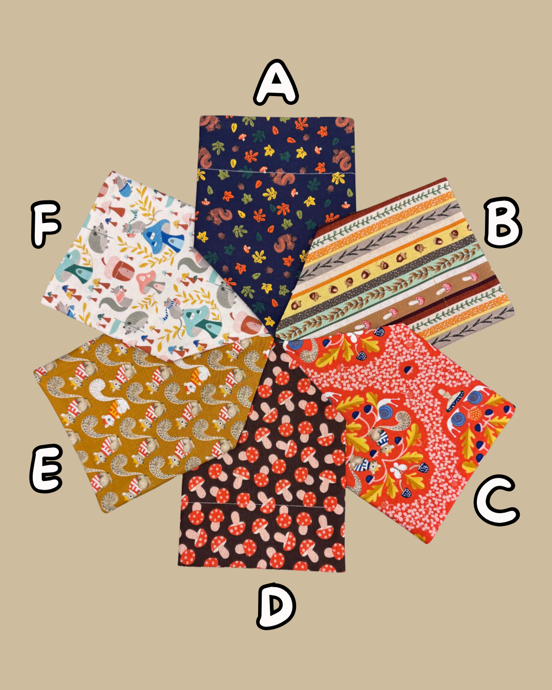 Squirrel Forest Dog Bandana