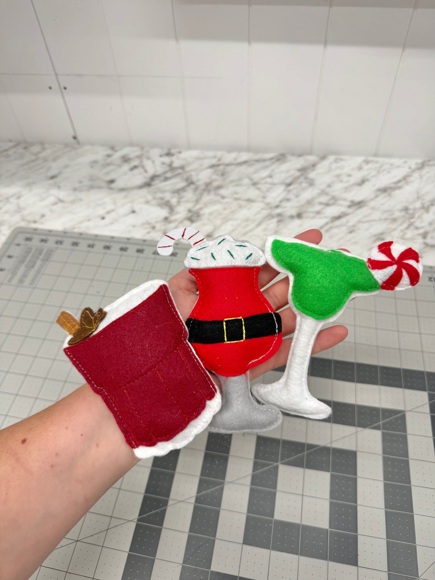 Holiday Cocktails Catnip Cat Toys