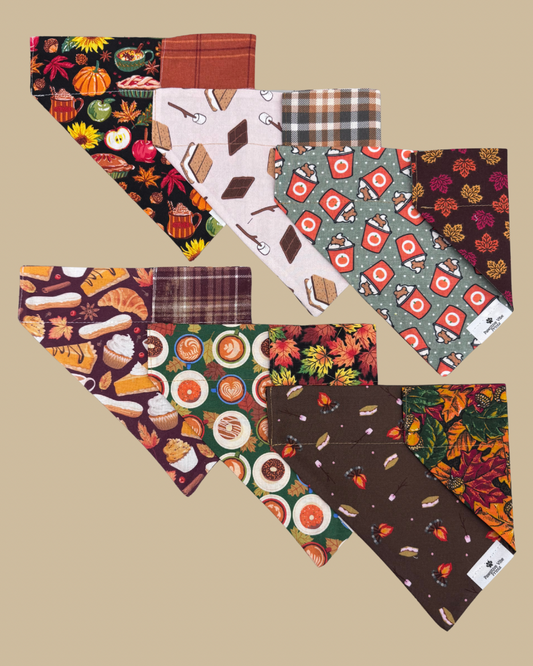 Fall Treats Dog Bandana