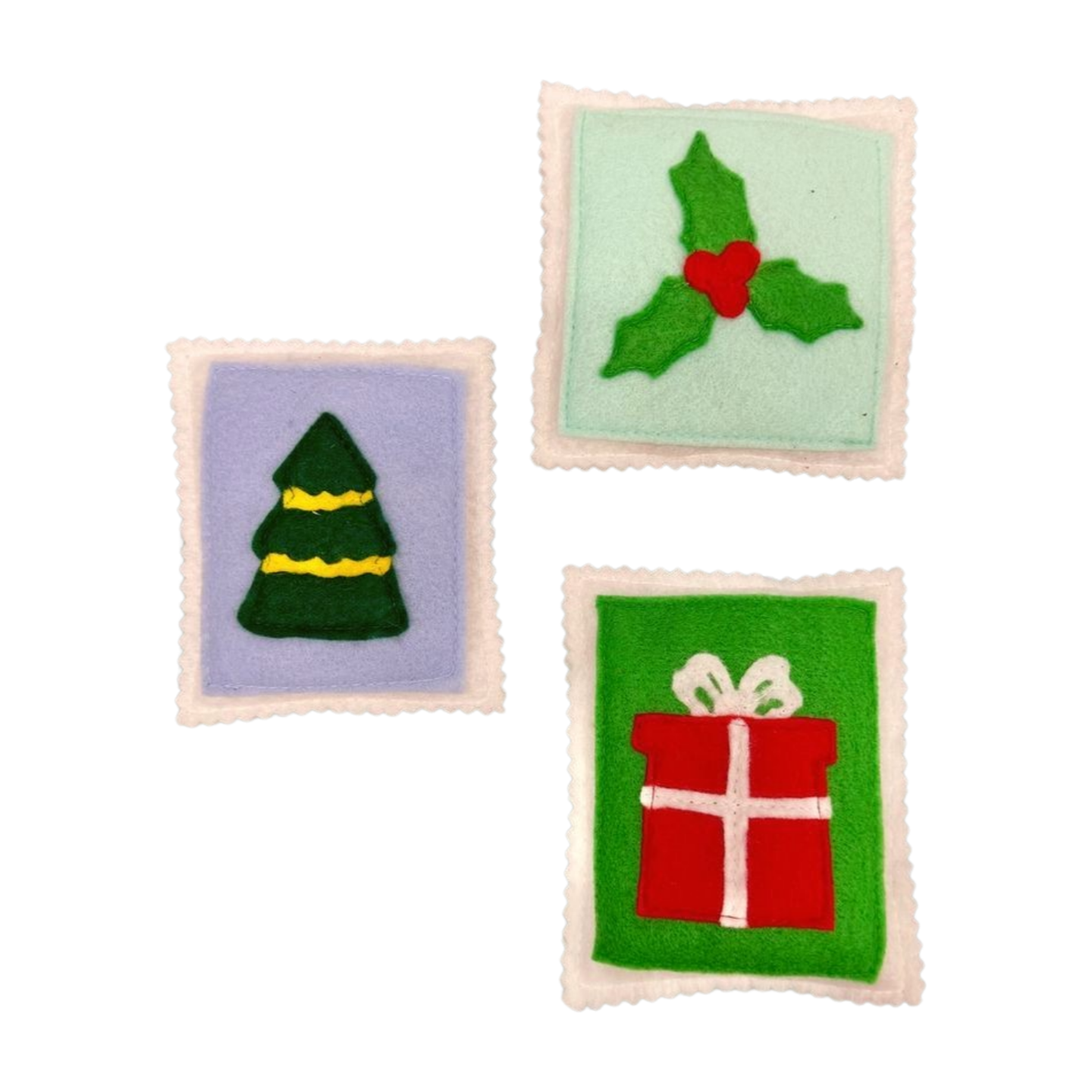 Krinkle Christmas Stamps Catnip Cat Toys