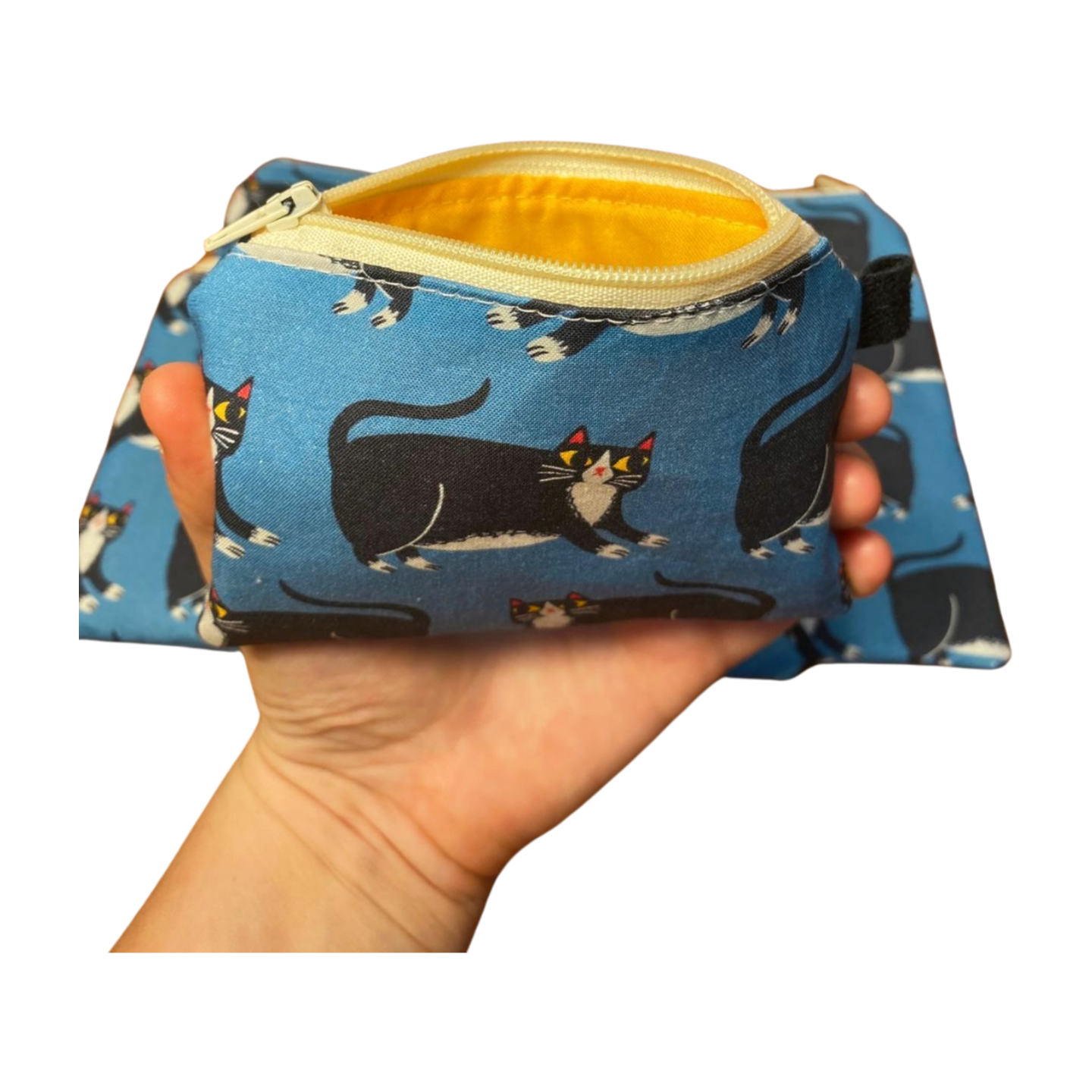 Fat Cat Zipper Pouches