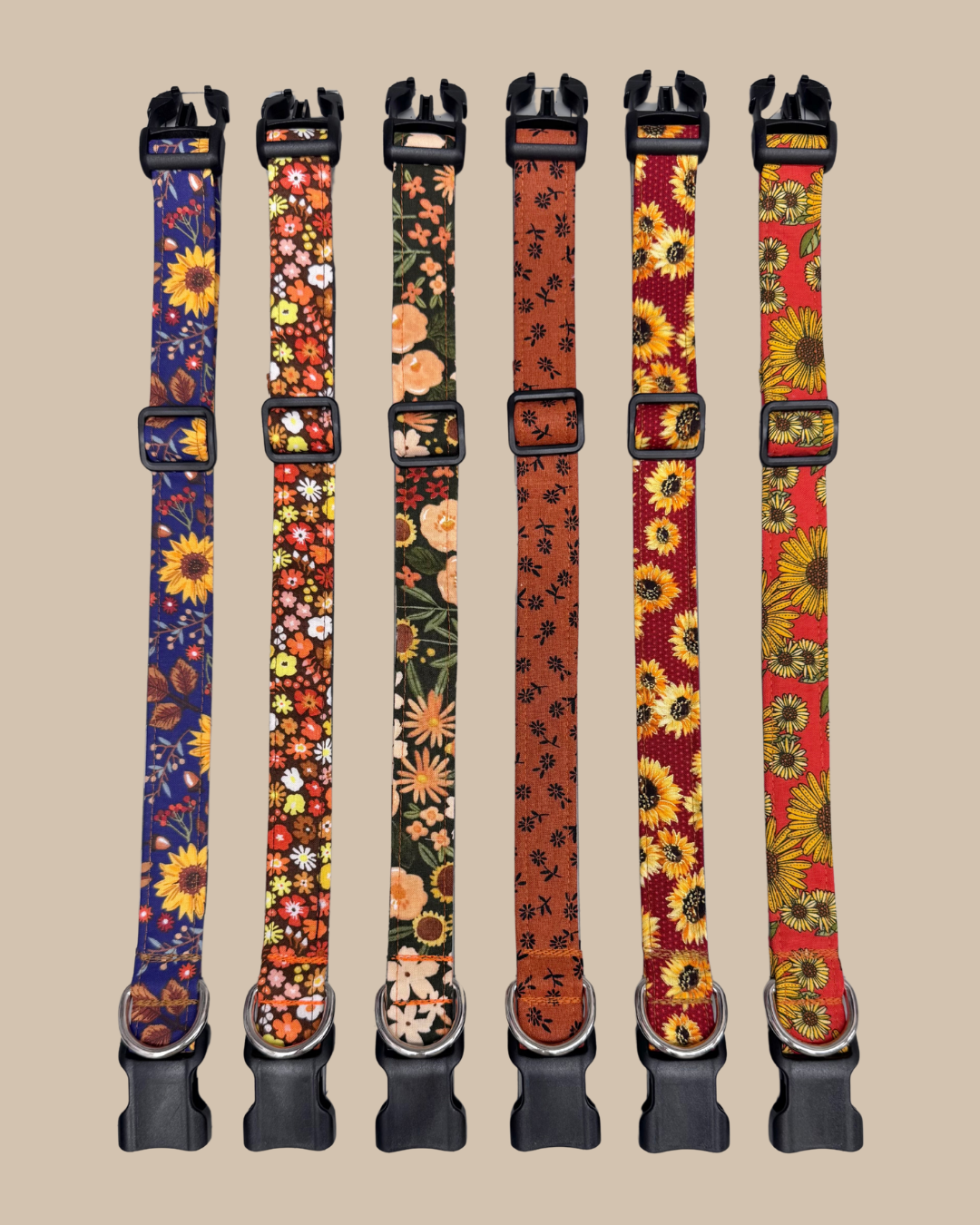 Fall Floral Dog Collar