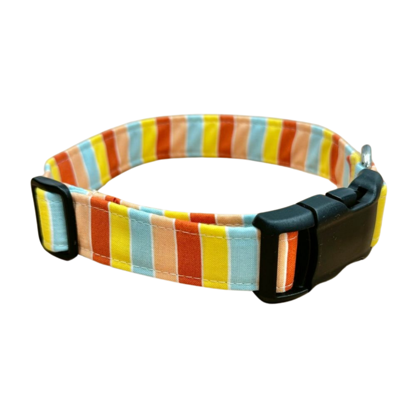 Beach Striped Dog Collar