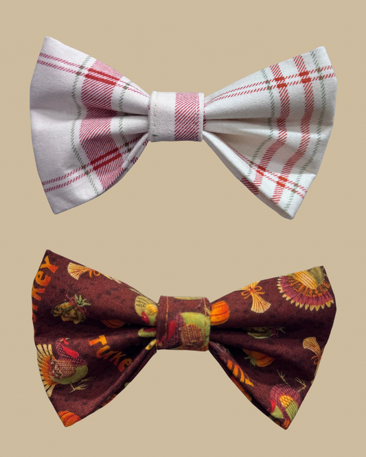 Thanksgiving Pet Bow Tie