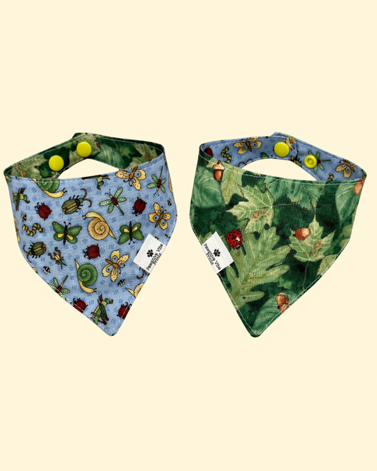 Vintage Bugs Cat Snap Bandana