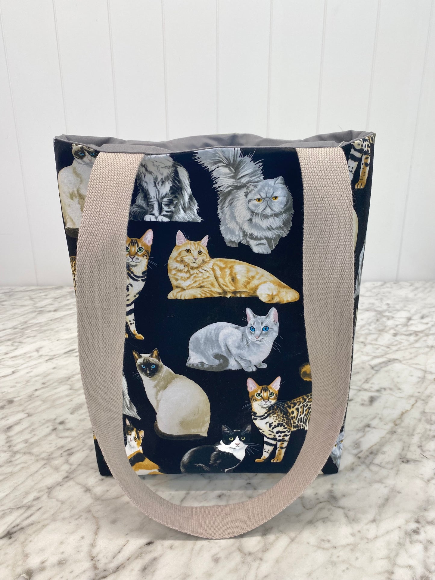 Large Cat Breed Tote Bag