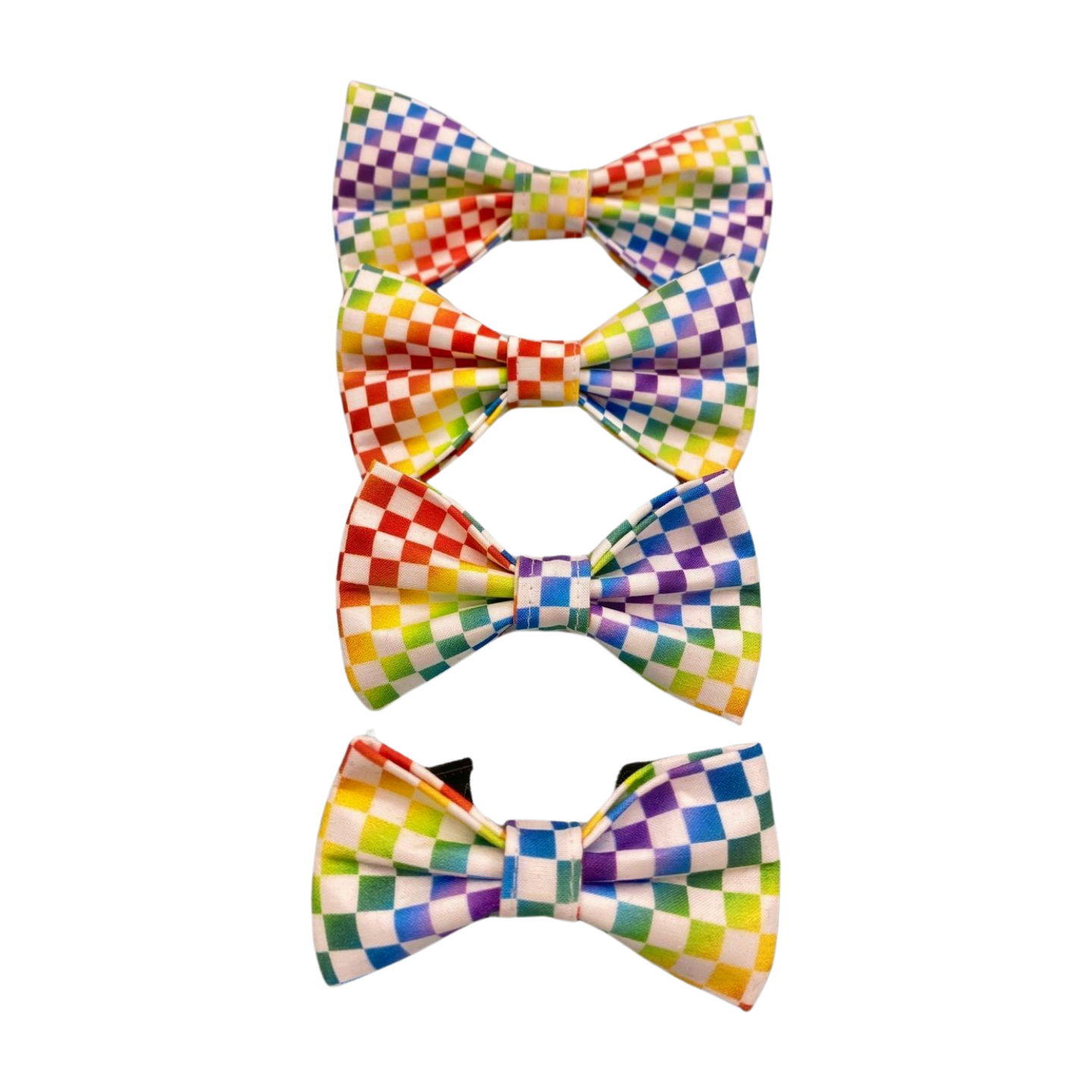 Checkered Pride Bow Tie