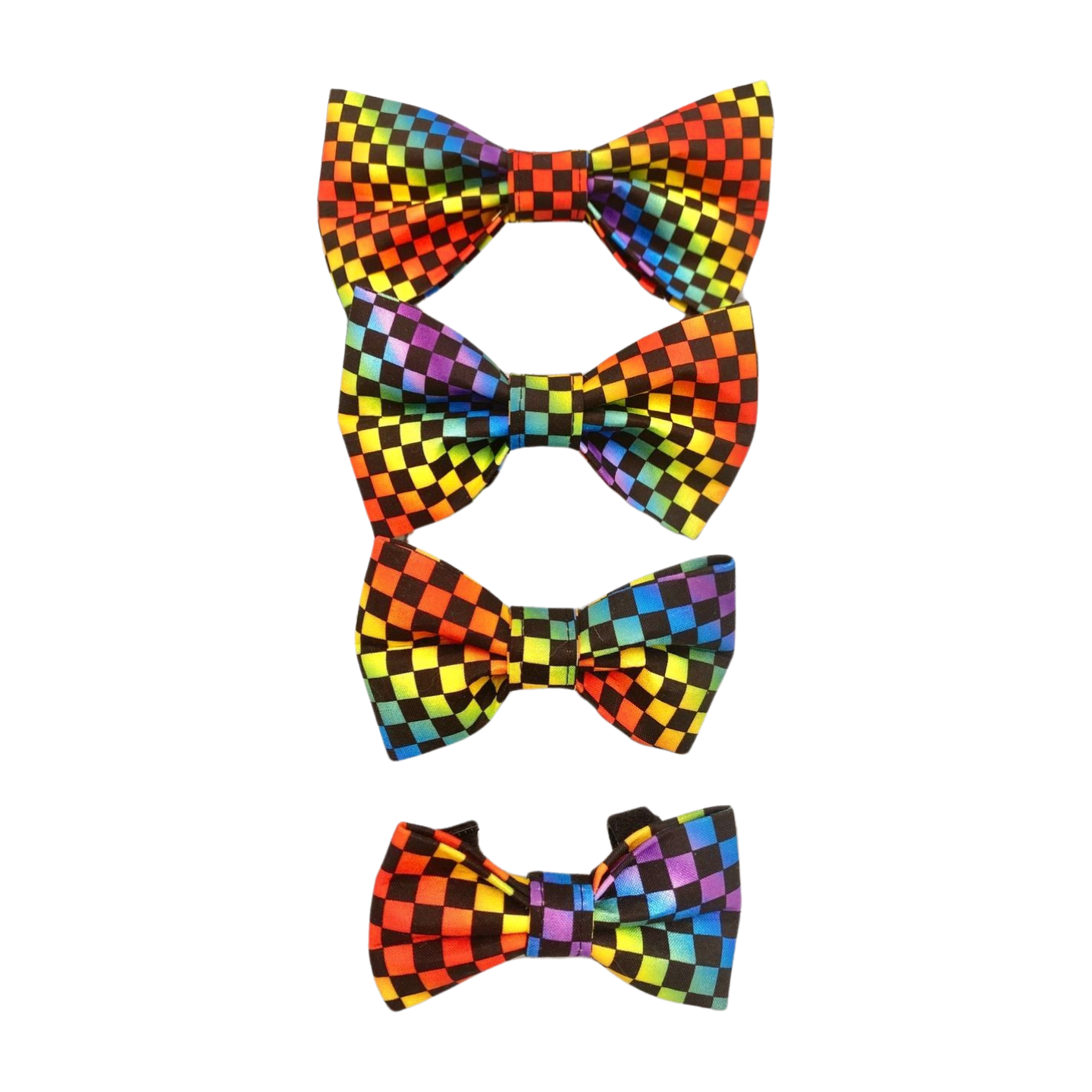 Checkered Pride Bow Tie