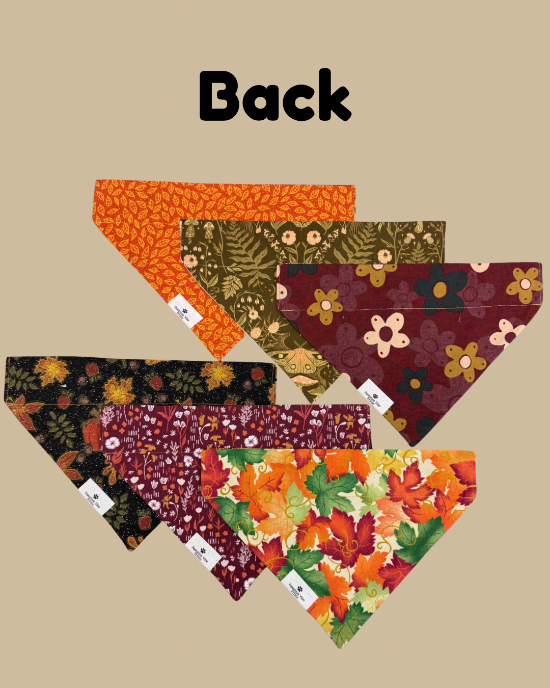 Flying Fall Critters Dog Bandana