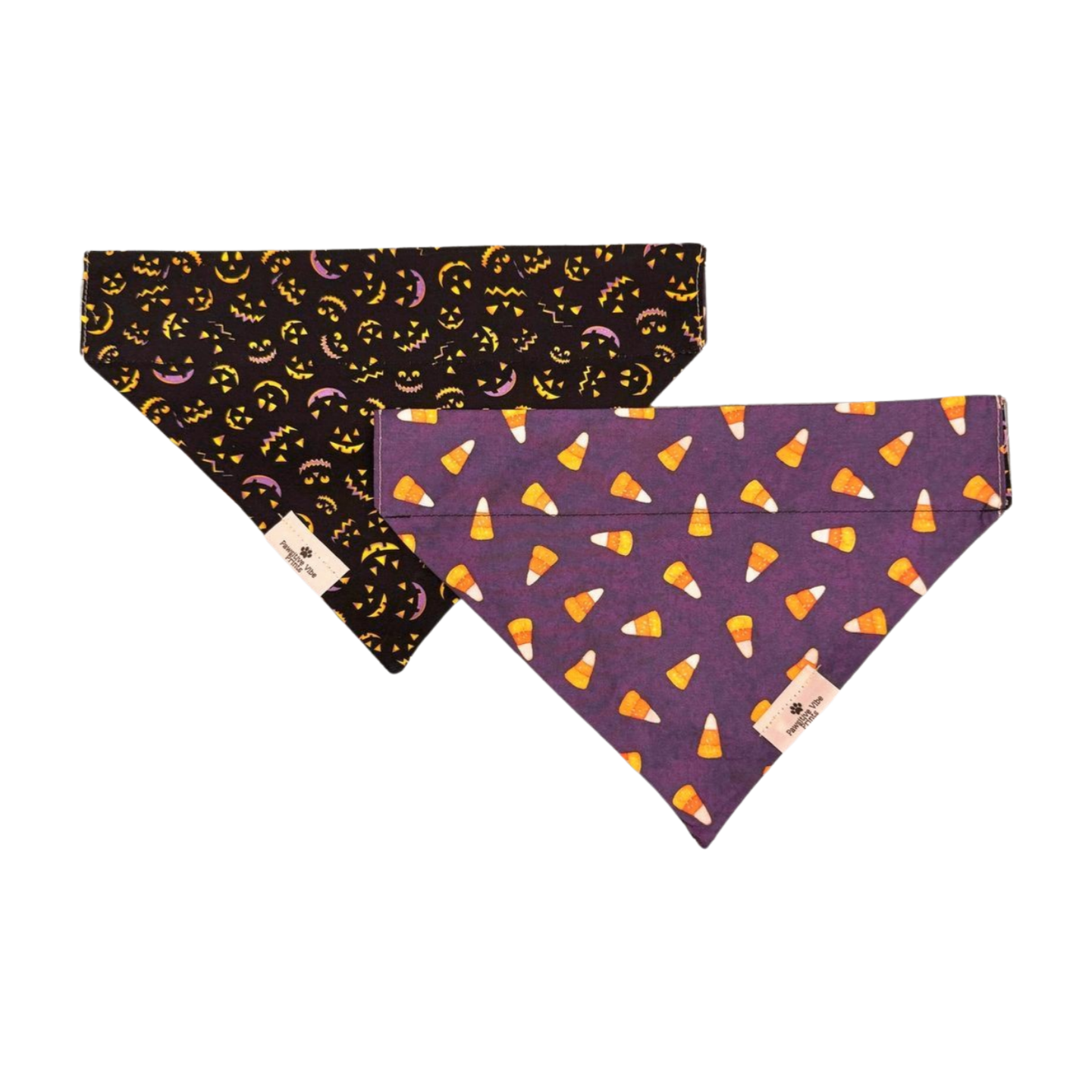 Purple Candy Corn Dog Bandana