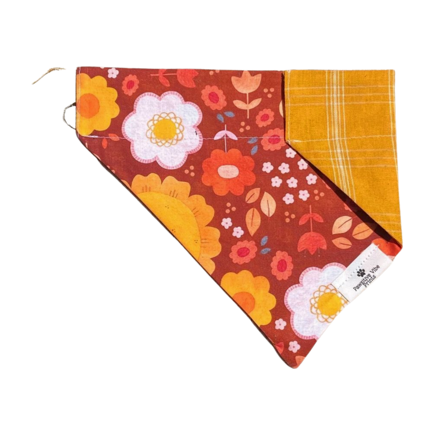 Festive Floral Dog Bandana