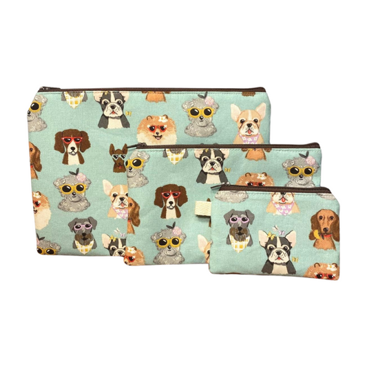 Cool Dogs Zipper Pouches