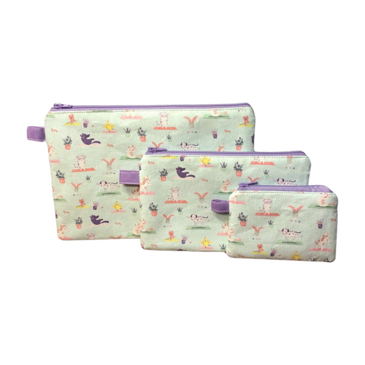 Yoga Pet Zipper Pouches