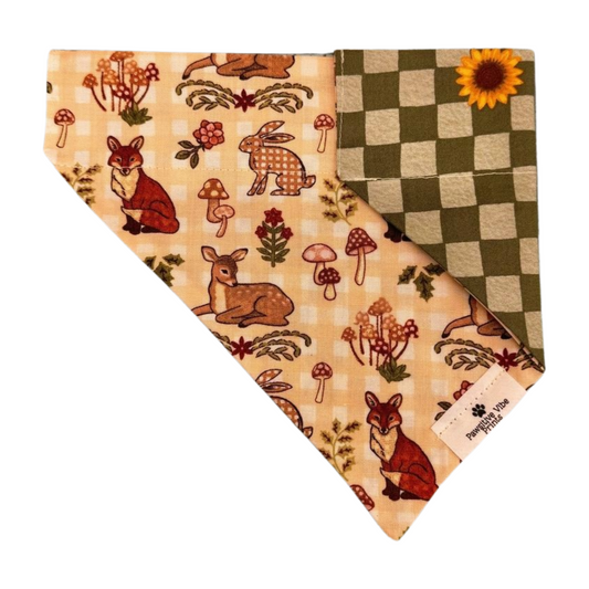 Forest Friends Dog Bandana