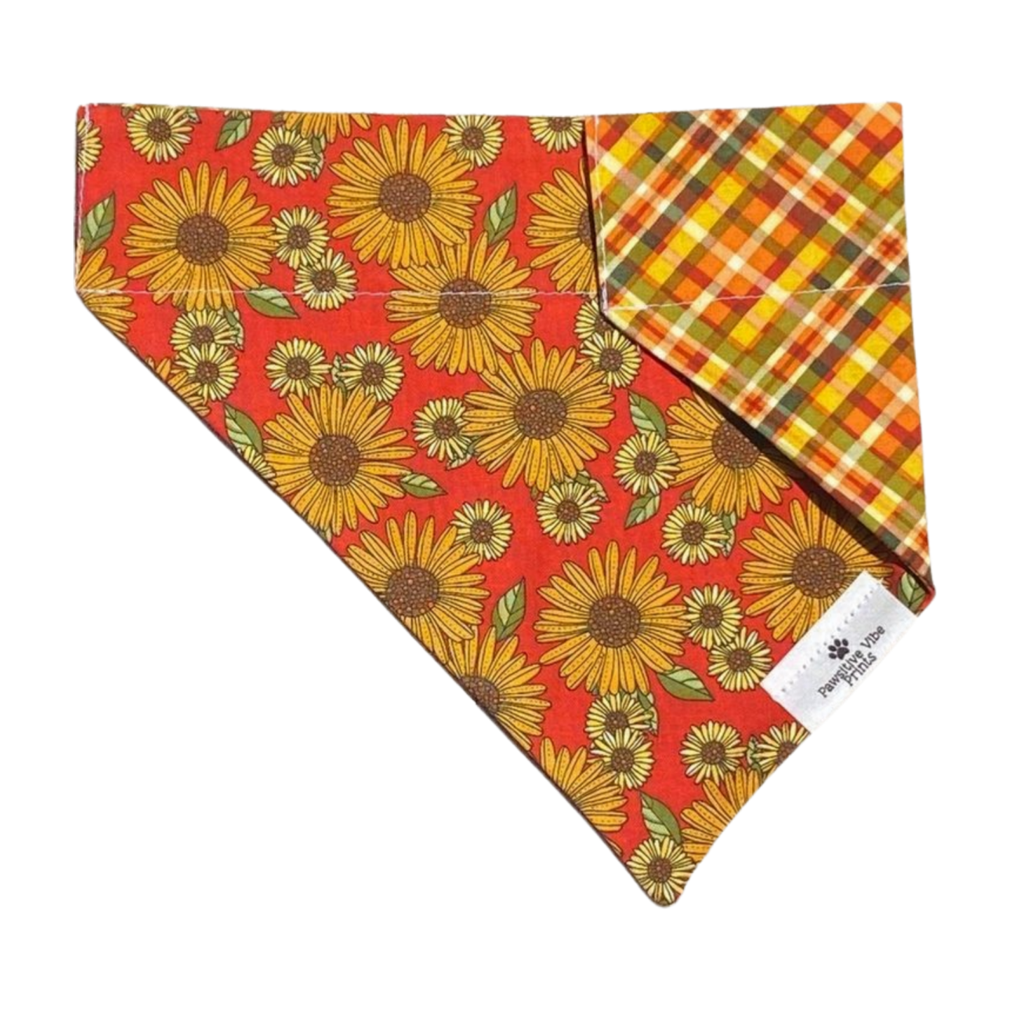 Sunflower Fields Dog Bandana