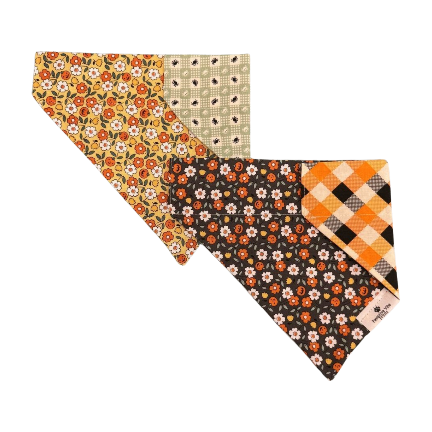 Floral Halloween Dog Bandana