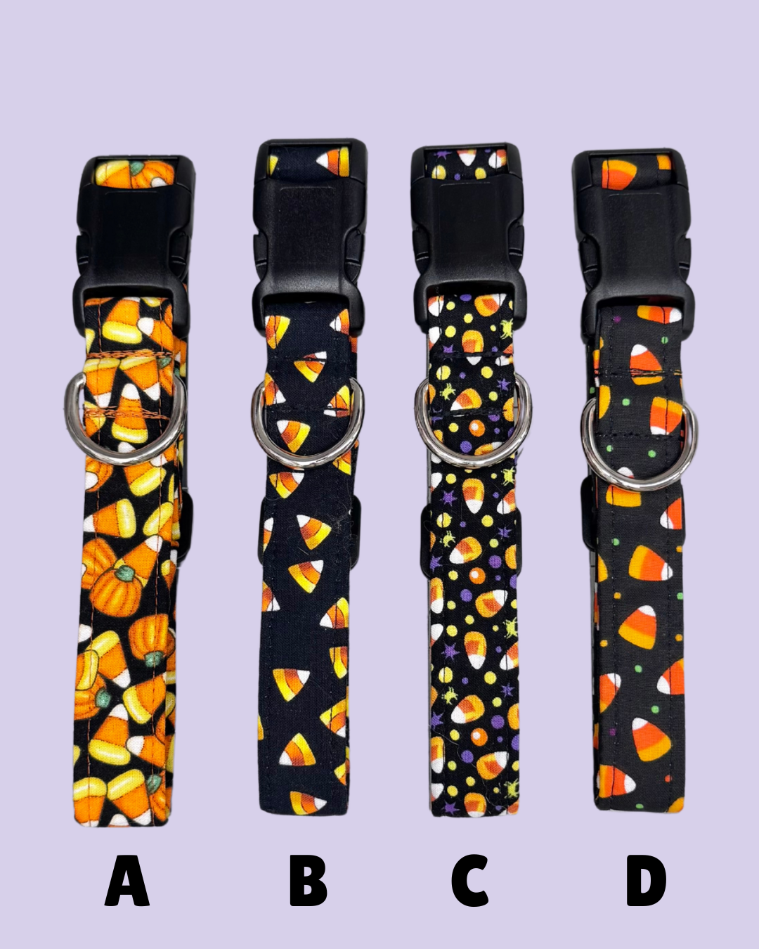 Candy Corn Dog Collar