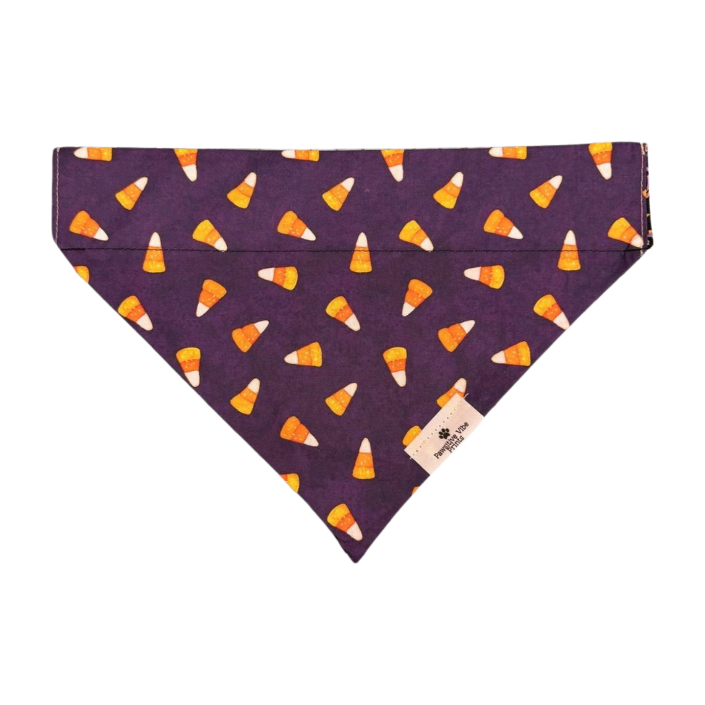 Purple Candy Corn Dog Bandana