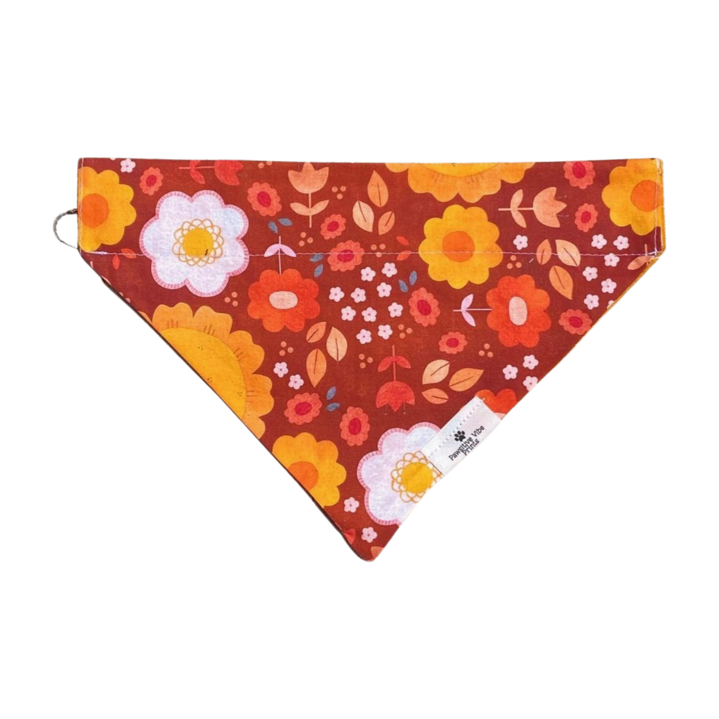 Festive Floral Dog Bandana