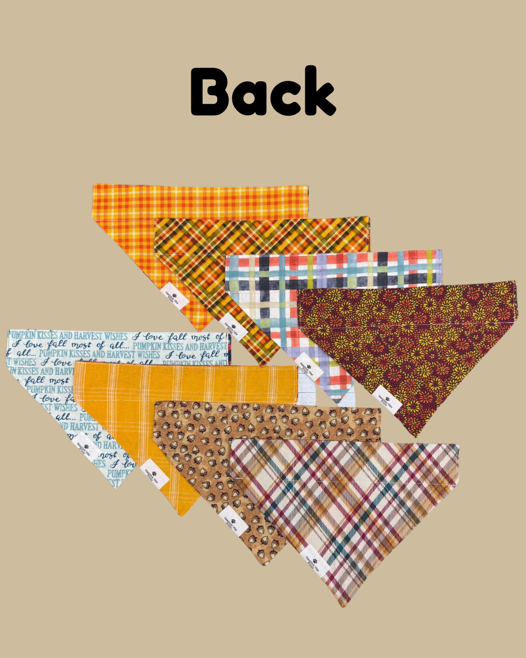 Fall Floral Dog Bandana