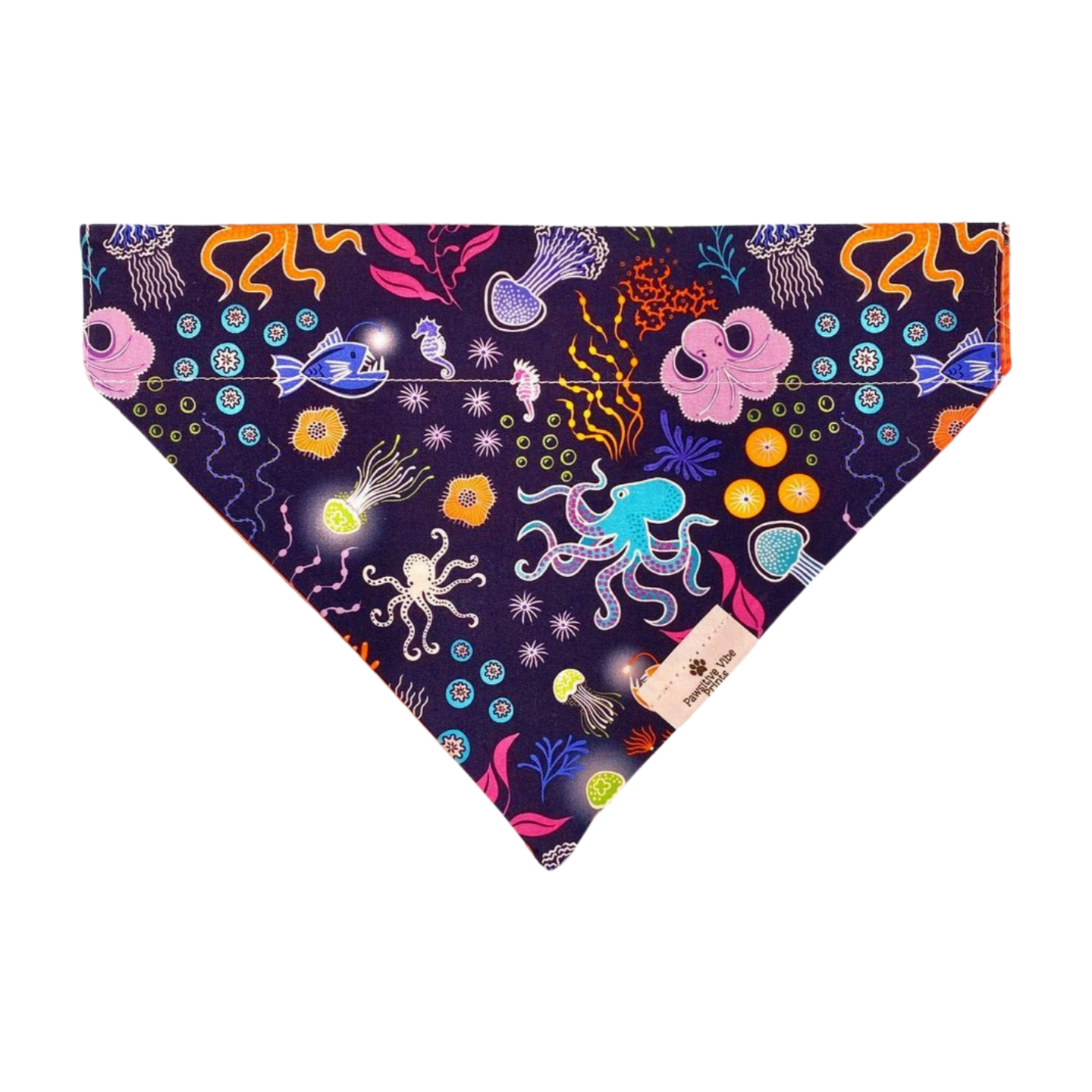 Glow in The Dark Ocean Animals Bandana