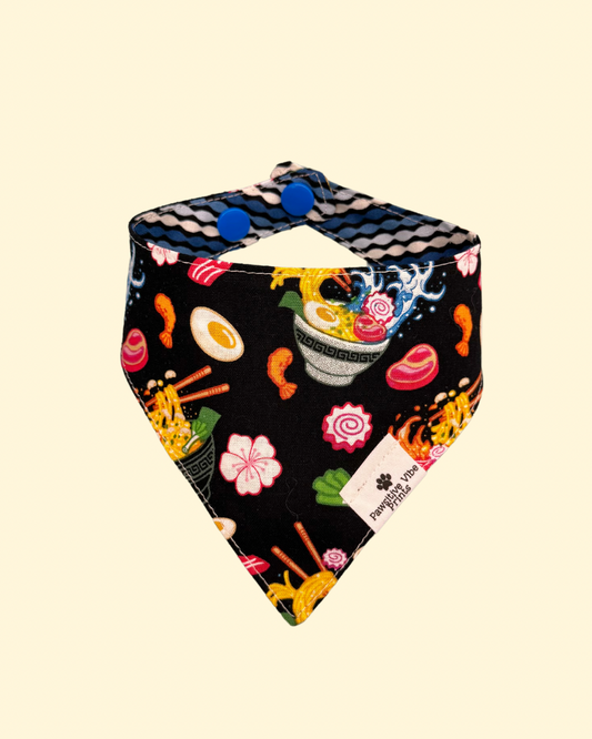 Ramen Cat Snap Bandana