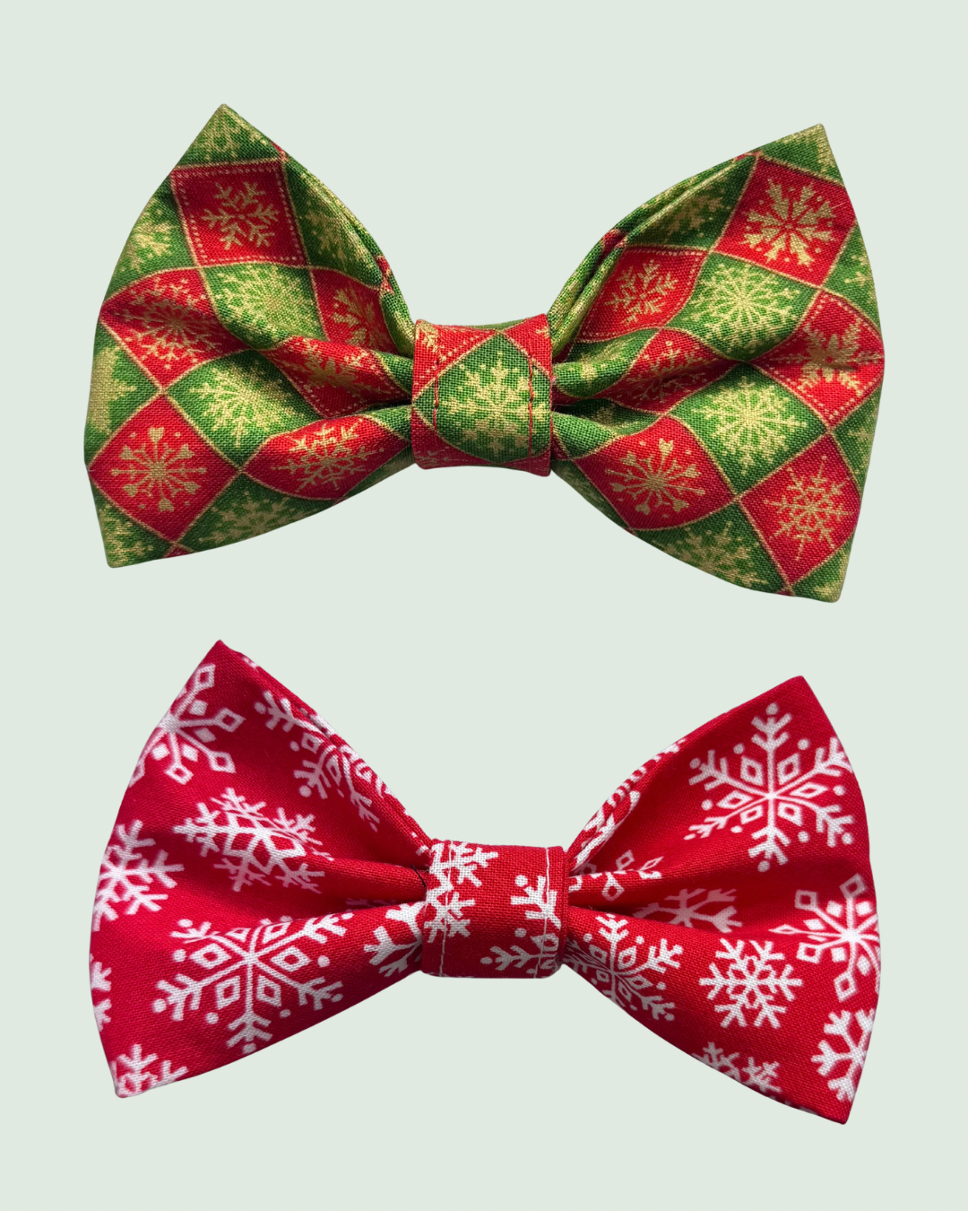 Snowflake Pet Bow Tie