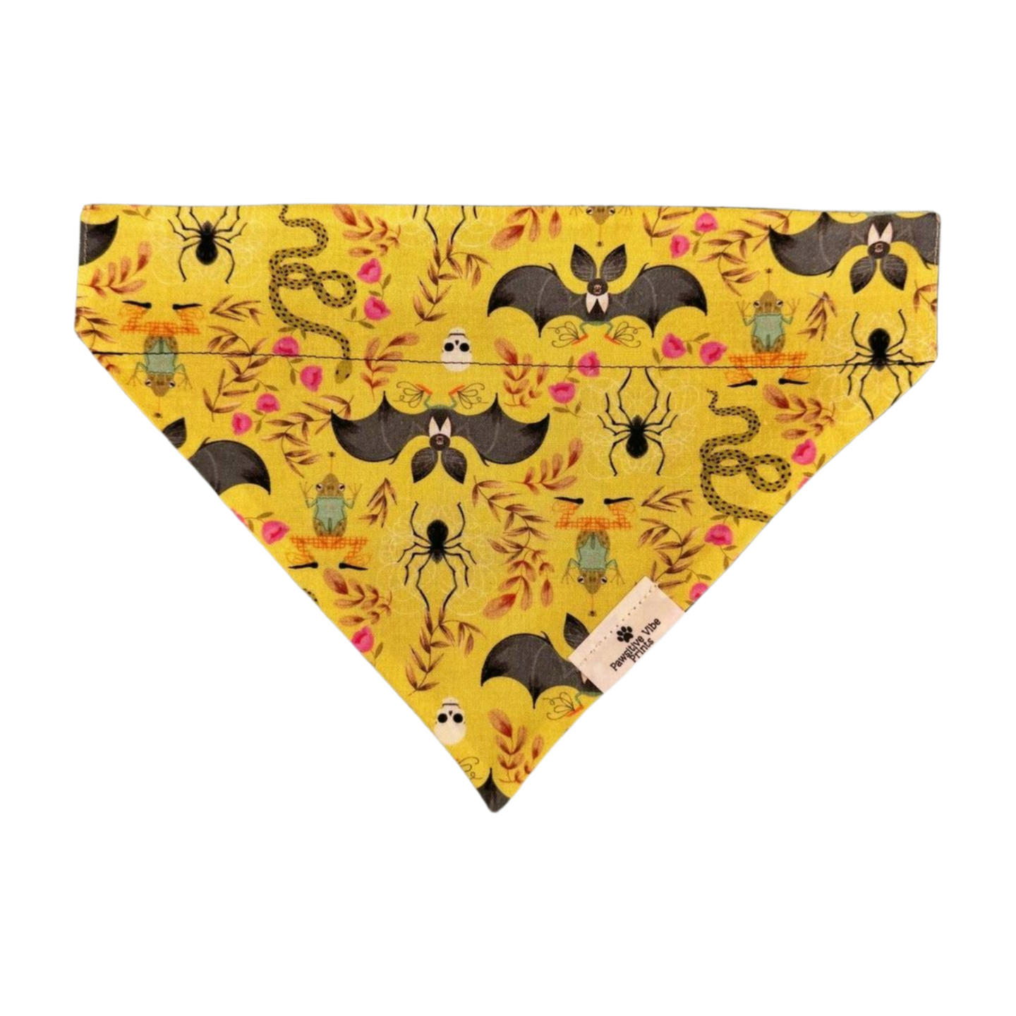 Floral Bat Dog Bandana