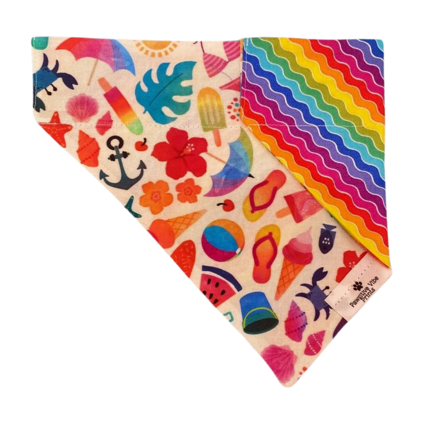 Rainbow Waves Bandana