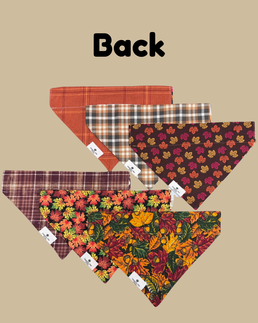Fall Treats Dog Bandana
