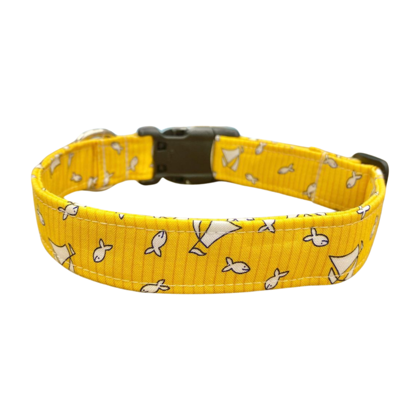 Yellow Fish Dog Collar