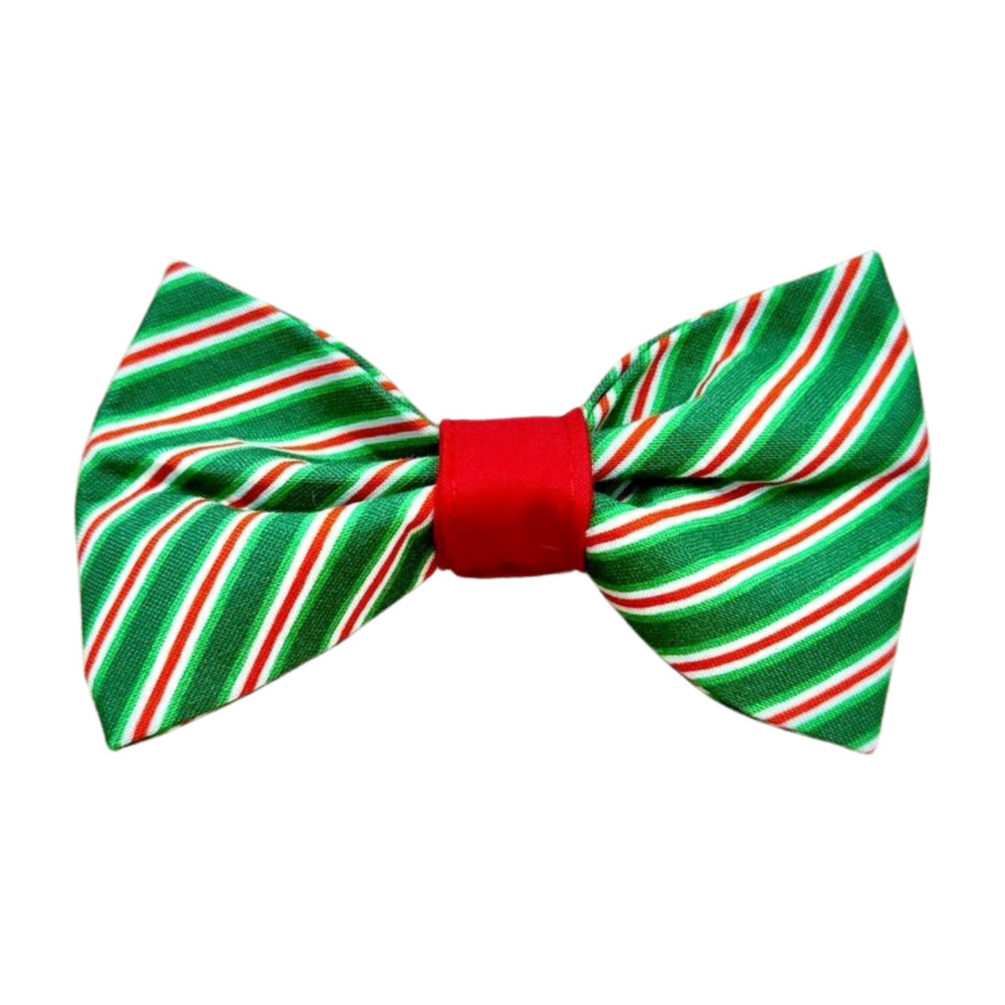 Green Candy Cane Bow Tie