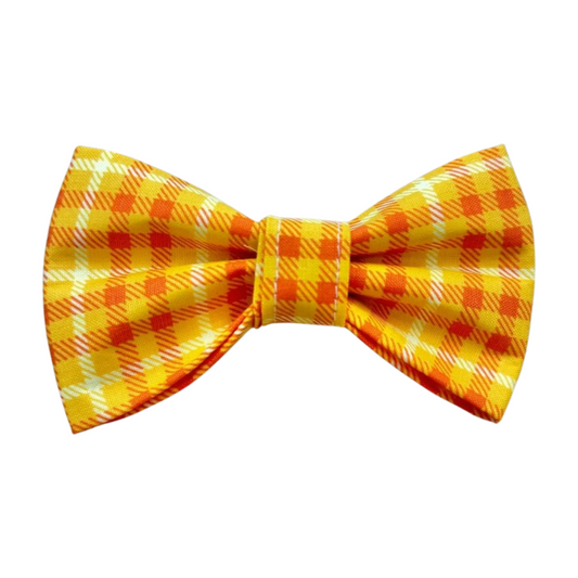 Bright Fall Plaid Bowtie