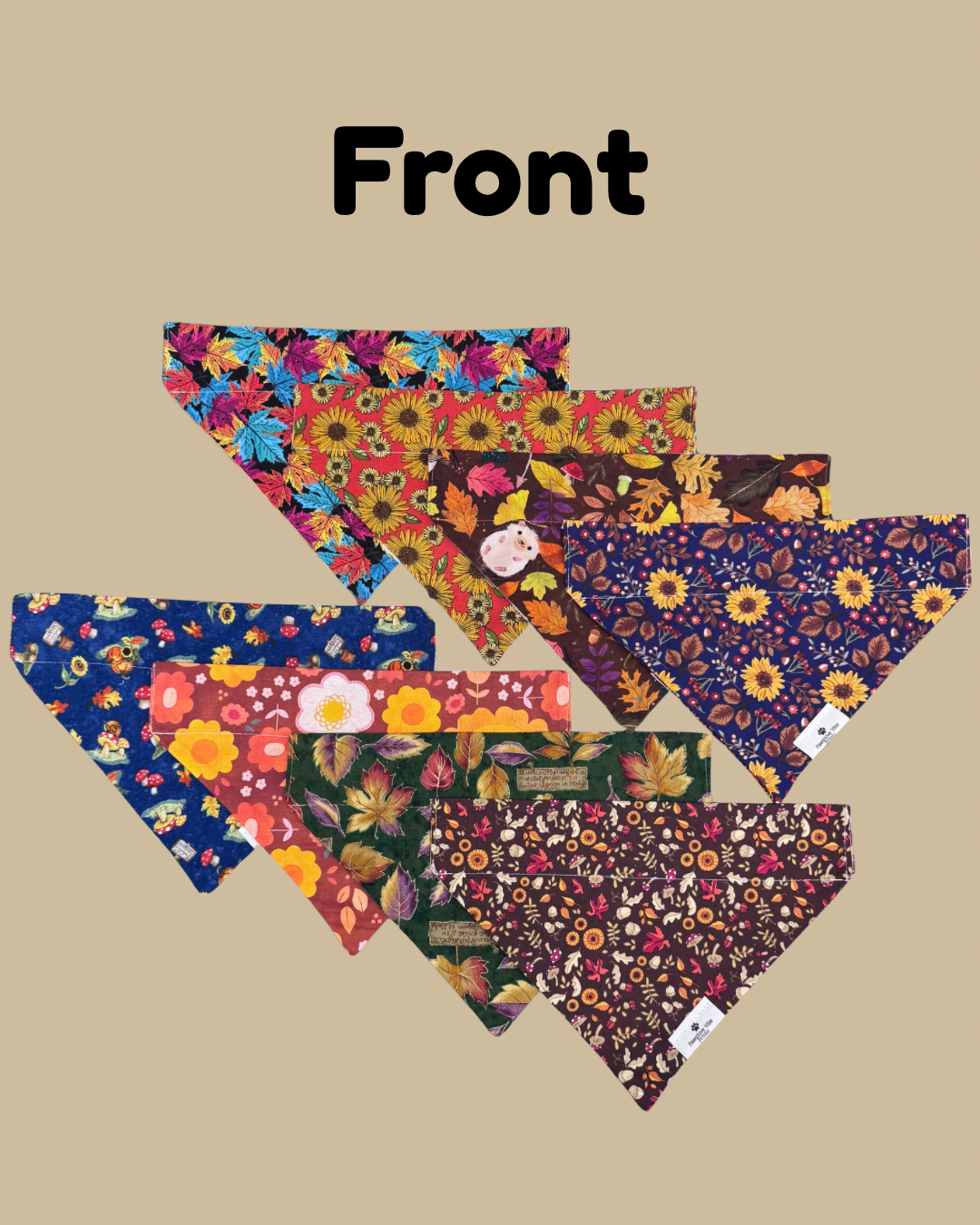 Fall Floral Dog Bandana