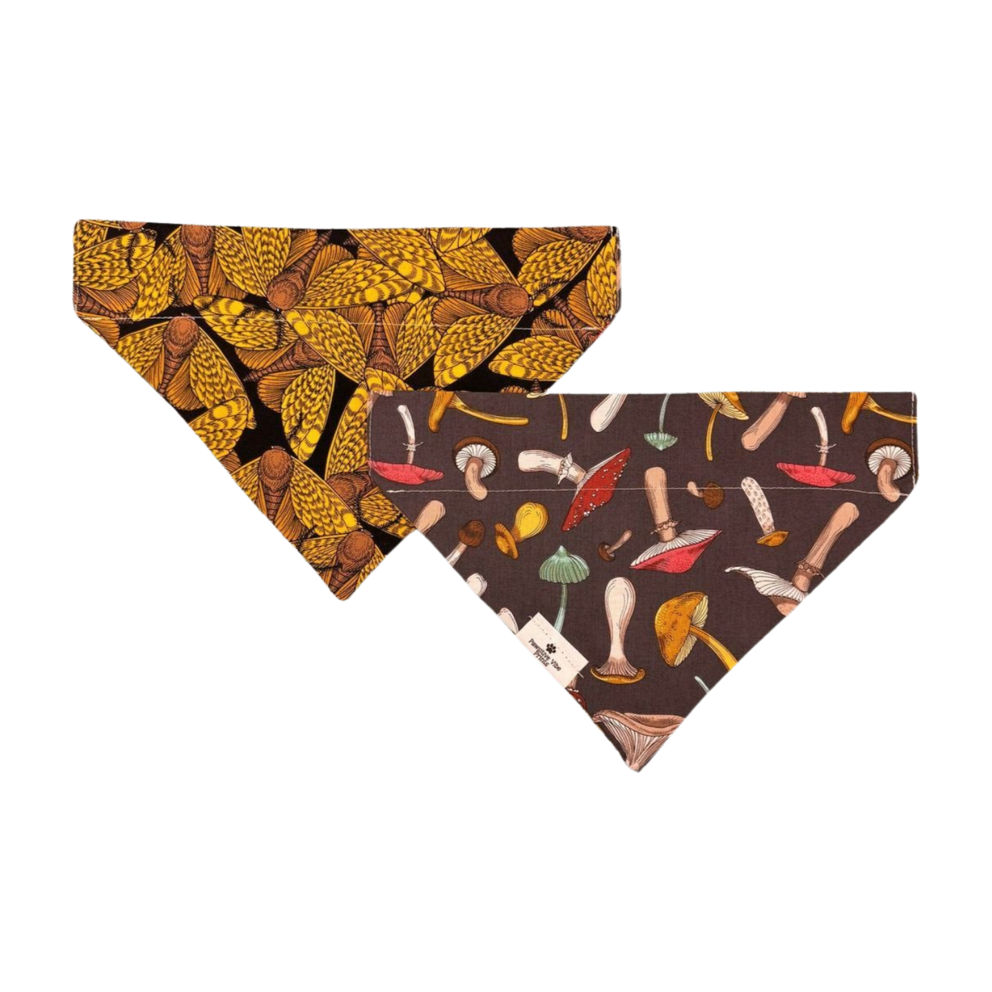 Moth Mushroom Dog Bandana