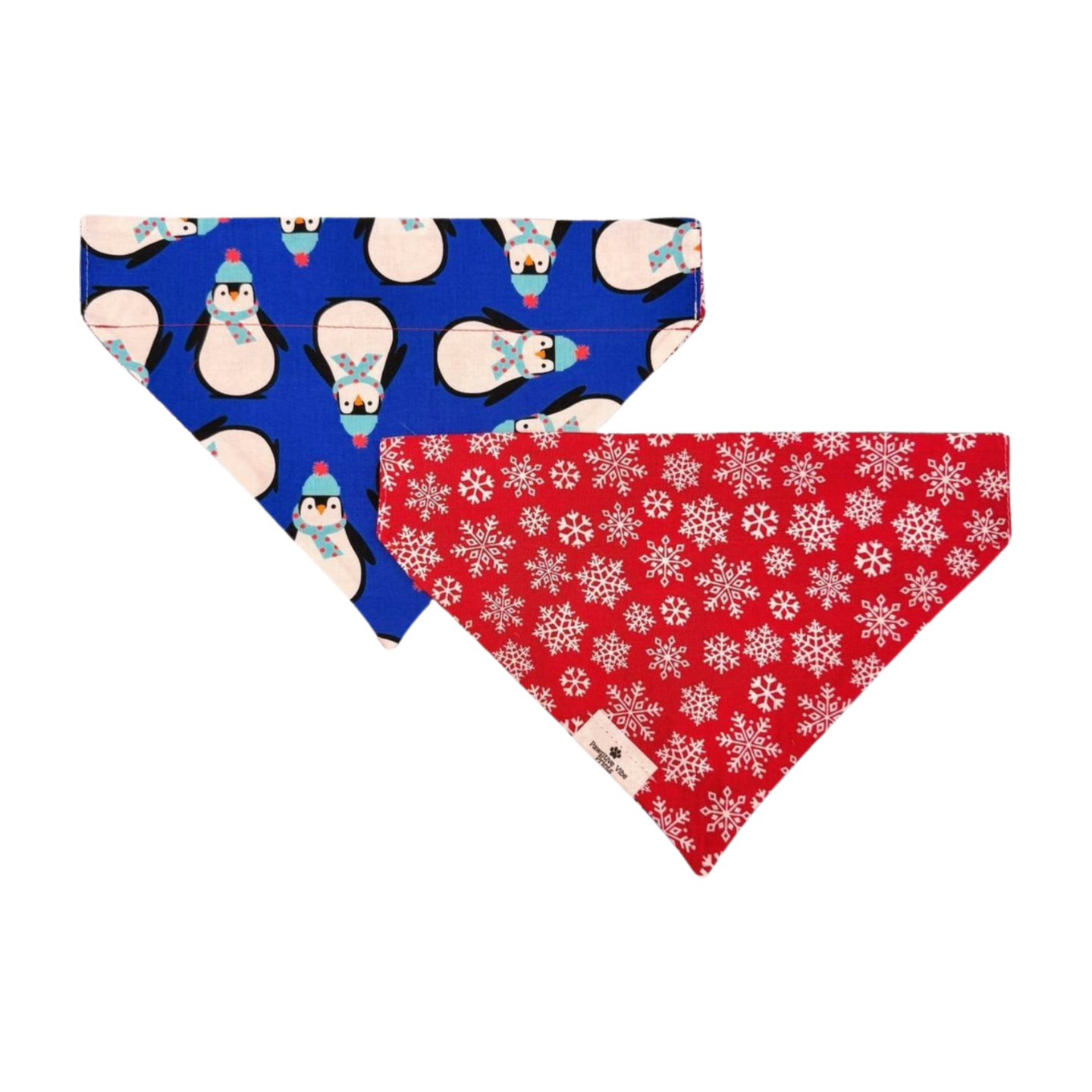 Snowy Penguins Dog Bandana