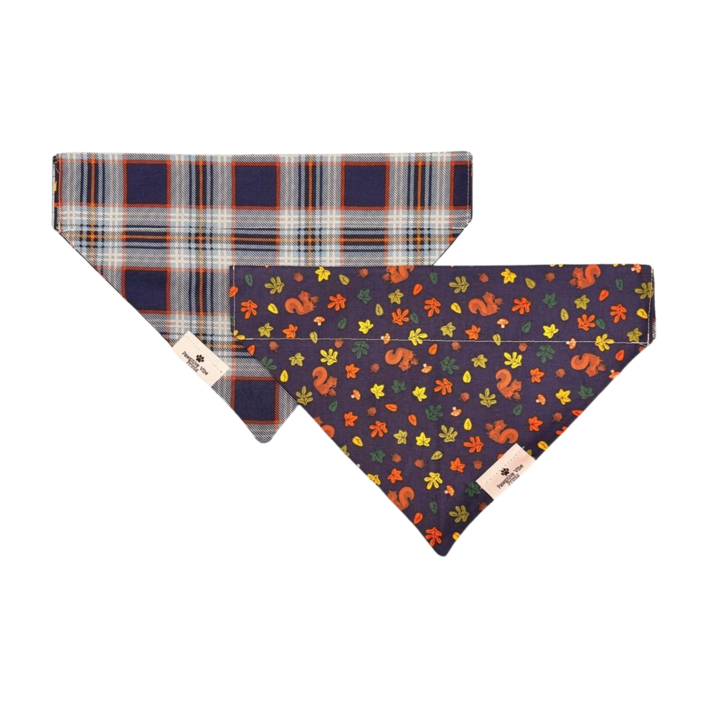 Fall Squirrels Dog Bandana