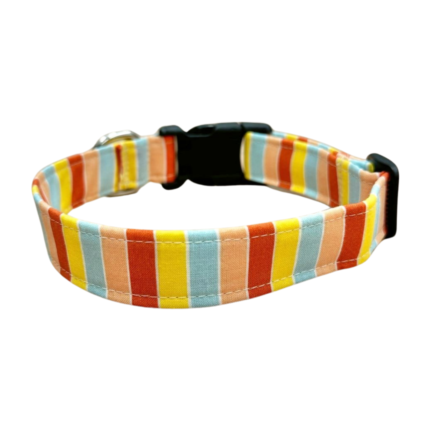 Beach Striped Dog Collar