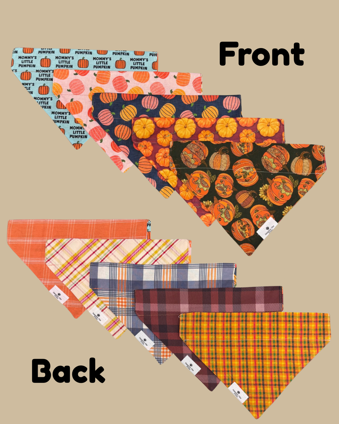 Pumpkin Dog Bandana