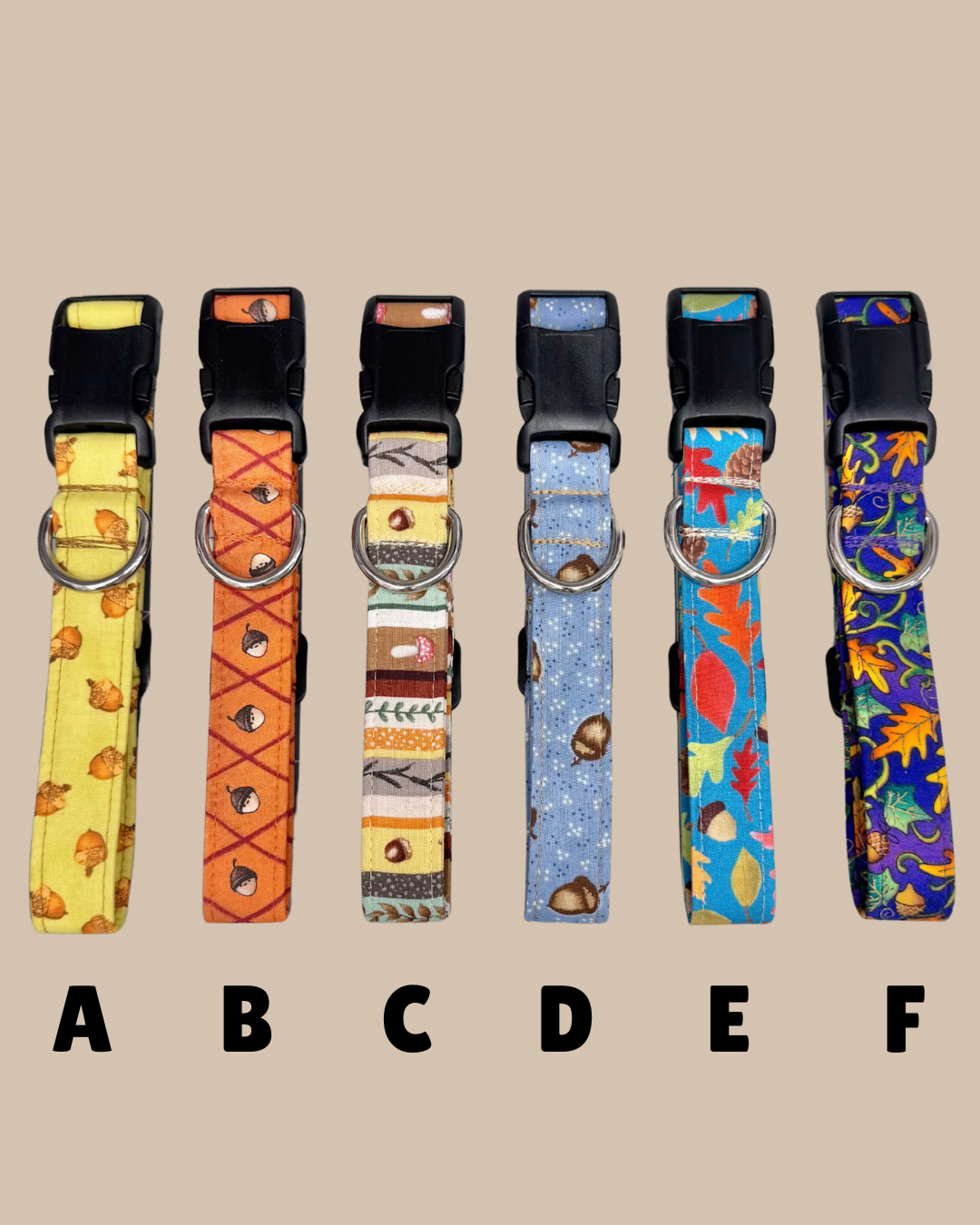 Acorn Dog Collar