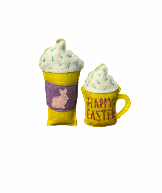 Easter Latte Cat Toys