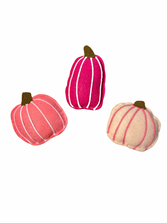 Pink Pumpkins Cat Toys