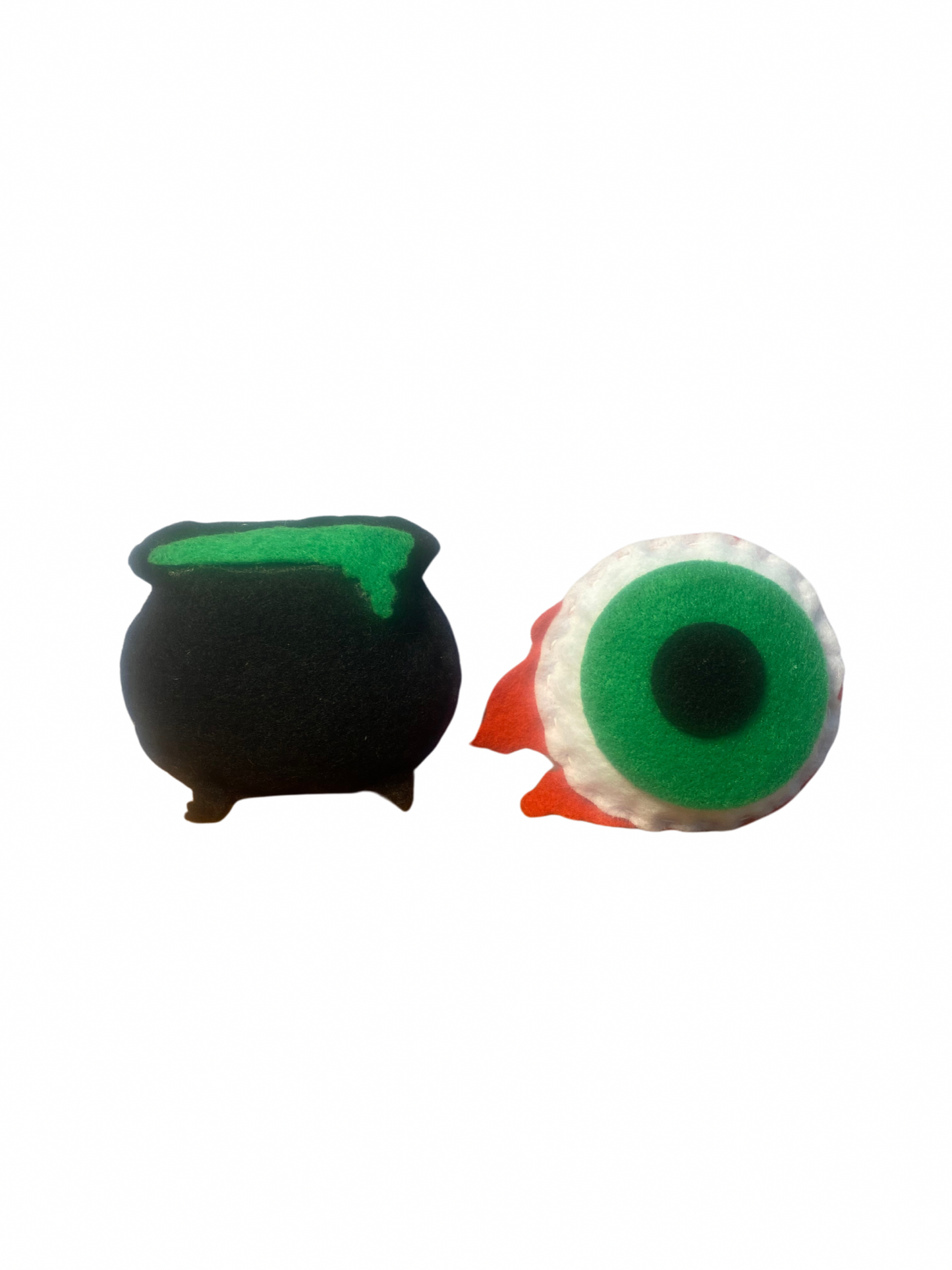 Cauldron + Spooky Eye Cat Toys