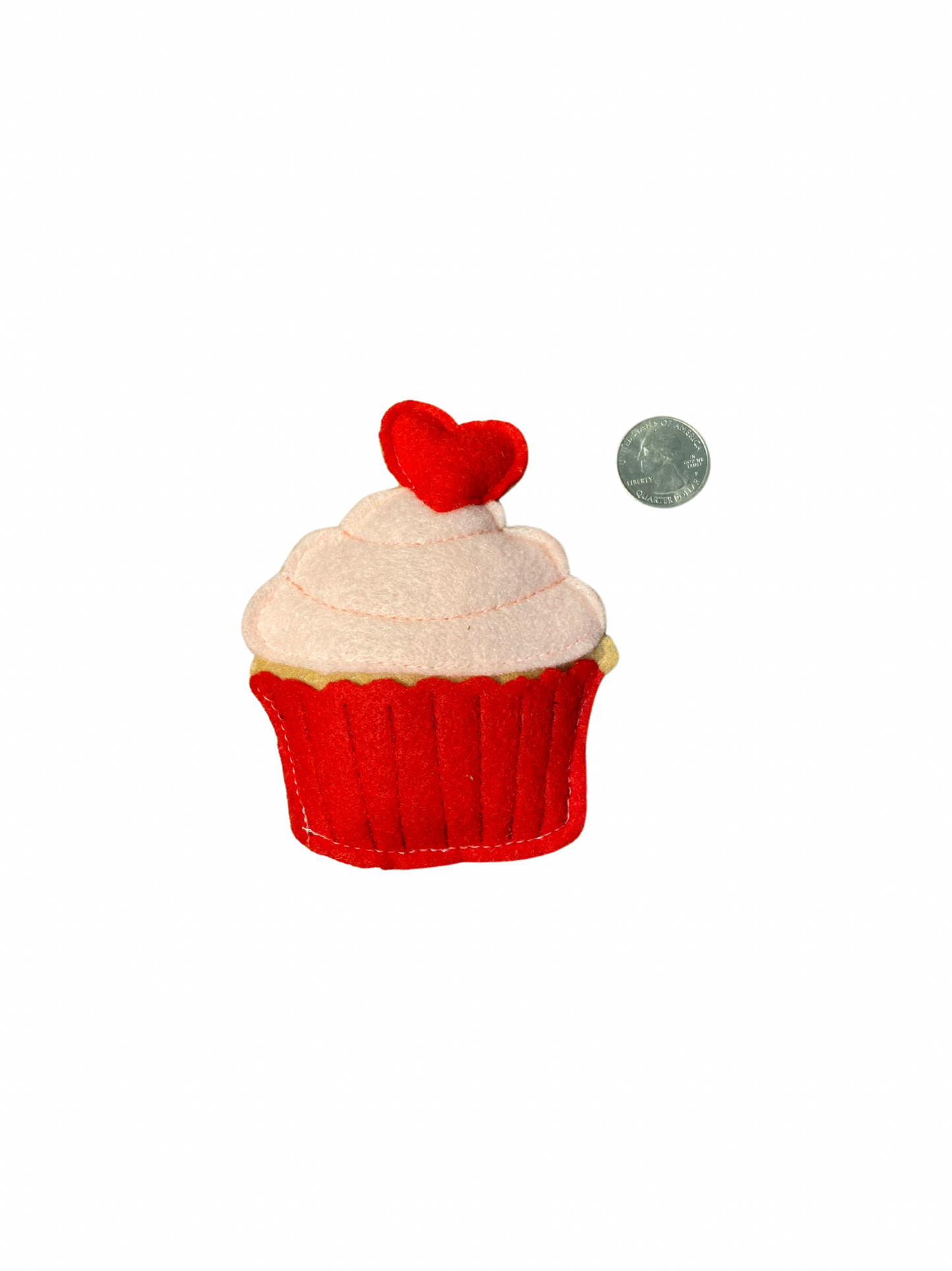 Red Cupcake Cat Toy