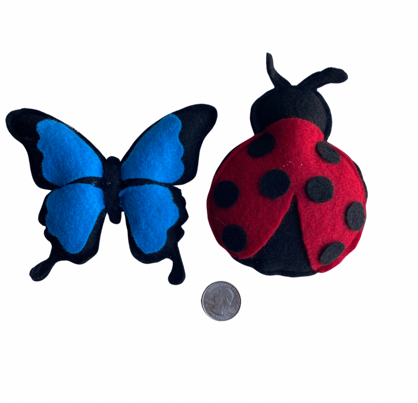 Ladybug + Butterfly Cat Toys