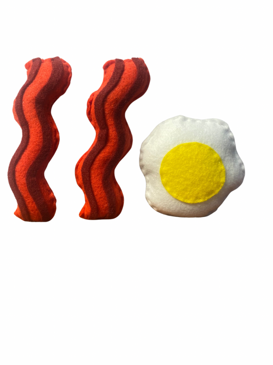 Bacon and Eggs Cat Toys